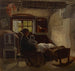 Vue intérieure d'un salon de Uusimaa - Albert Edelfelt — visning af kunstværket