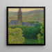 Carl Moll | Maleri Vue sur l'église paroissiale de Heiligenstadt Saint Michel — indrammet kunstværk på væggen