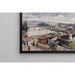 Reproduktion af maleriet af Vue sur le grand pont, Rouen, Pluie - Camille Pissarro