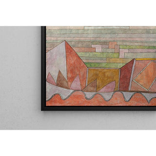Vue sur le pays fertile - Paul Klee | Reproduction Tableau Décoration murale affiche copie