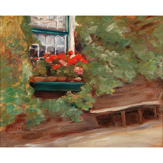 Vue sur une ferme aux Pays-Bas - Max Liebermann | Reproduction Tableau Décoration murale affiche copie