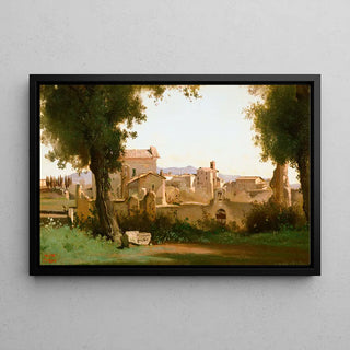 Udsigt fra Farnese-haverne, Rom - Jean-Baptiste Camille Corot