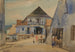 Place du marché à Kazimierz sur la Vistule - Władysław Skoczylas — visning af kunstværket