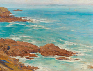 Wadysaw lewiski - A Coastal Landscape.webp