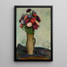 Blomster i en vase Asters - Władysław Ślewiński — indrammet kunstværk på væggen