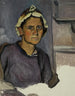 Portrait af Magdalena - Władysław Ślewiński — visning af kunstværket