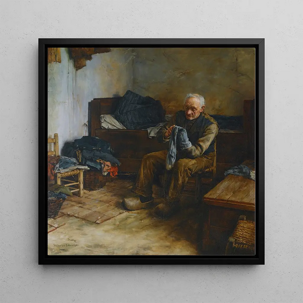 Maleri En flamsk bonde - Walter Langley | Kunsttryk