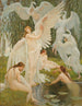 De svane piger - Walter Crane — visning af kunstværket
