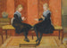 Violet og Lily-maleri, Edmund Routledge's døtre - Walter Crane — visning af kunstværket