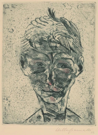 Walter Gramatt - Bust of a Young Man Selfportrait Knabenkopf Selbstportrt.webp