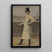 Portrait af James McNeill Whistler - Walter Greaves — indrammet kunstværk på væggen