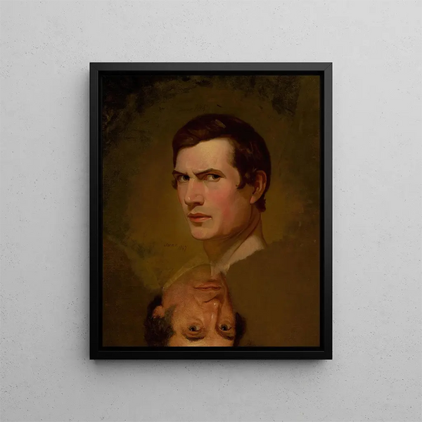 Walter Libbey - Double SelfPortrait at Different Ages.webp
