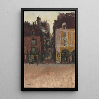Walter Richard Sickert - La Rue Notre Dame and the Quai Duquesne Dieppe.webp