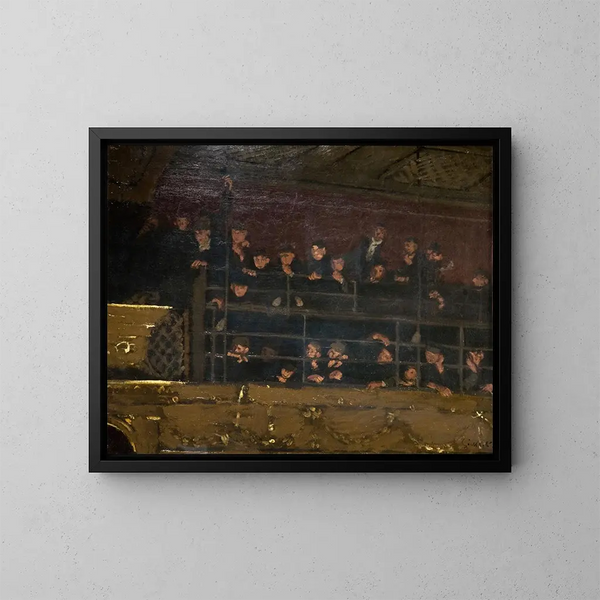 Galerie des Noctes Ambrosionae du Vieux Moghol - Walter Richard Sickert — indrammet kunstværk på væggen