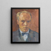 Premier autoportrait - Walther Gamerith — indrammet kunstværk på væggen
