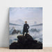 Reproduktion af maleriet "Le Voyageur contemplant une mer de nuages" - Caspar David Friedrich