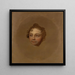 Washington Allston - Gilbert Stuart — indrammet kunstværk på væggen