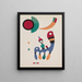 tableaux og 7 digte - Wassily Kandinsky — indrammet kunstværk på væggen