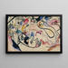 Akvarelmaleri nr. 8 Dommedag - Wassily Kandinsky — indrammet kunstværk på væggen