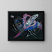 Koncentration - Wassily Kandinsky — indrammet kunstværk på væggen