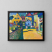 Allée verte à Murnau - Wassily Kandinsky — indrammet kunstværk på væggen