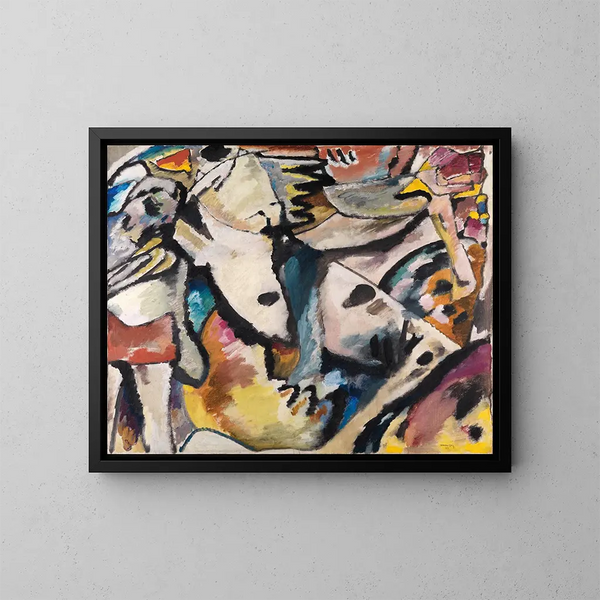 Improvisation 13 - Wassily Kandinsky — indrammet kunstværk på væggen