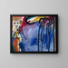 Improvisation 19 - Wassily Kandinsky — indrammet kunstværk på væggen
