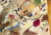 Improvisation med heste Studie til Improvisation 20 - Wassily Kandinsky — visning af kunstværket