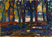 i Saint-Cloud-parken efterår II - Wassily Kandinsky — visning af kunstværket