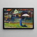 Kallmünz Gabriele Münter maleri I - Wassily Kandinsky — indrammet kunstværk på væggen