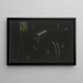 Lignes - Wassily Kandinsky — indrammet kunstværk på væggen