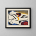Lyrisme - Wassily Kandinsky — indrammet kunstværk på væggen
