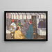 Café maure - Wassily Kandinsky — indrammet kunstværk på væggen