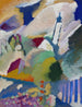 Murnau-maleri med kirken I - Wassily Kandinsky — visning af kunstværket