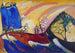 med trojka - Wassily Kandinsky — visning af kunstværket