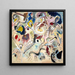 Esquisse 160A - Wassily Kandinsky — indrammet kunstværk på væggen