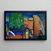 Étude sur l'improvisation nr. 2 Marche funèbre - Wassily Kandinsky — indrammet kunstværk på væggen