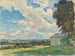 La cathédrale de Salisbury depuis un champ au-dessus de Wilton - Wilfrid Gabriel de Glehn — visning af kunstværket