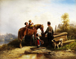 Wilhelm Alexander Meyerheim - An der Trnke.webp