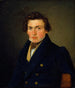 Portrait af en ung mand - Wilhelm Bendz — visning af kunstværket