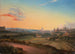 Vue de Rome à la lumière du soir - Wilhelm Brücke — visning af kunstværket