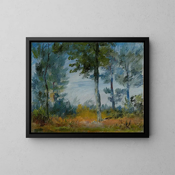 Lisière de forêt - Wilhelm Busch — indrammet kunstværk på væggen