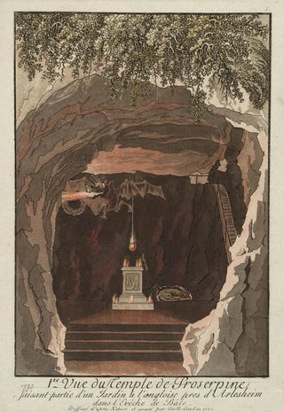 Wilhelm Friedrich Gmelin - Ire Vue du Temple de Proserpine faisant partie dun Jardin langloise pres dArlesheim dans lEvche de Ble.webp
