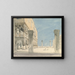 Vue de la Piazzetta de San Marco à Venise - Wilhelm Gail — indrammet kunstværk på væggen