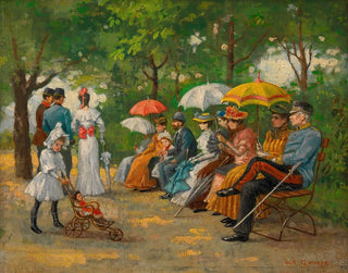 Wilhelm Gause - Die Lsterallee im Wiener Prater.webp
