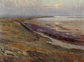 Wilhelm Ludwig Lehmann - Mondaufgang Insel Sylt.webp