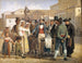 En charlatan, der sælger skokrem på Piazza Barberini i Rom - Wilhelm Marstrand — visning af kunstværket