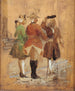 Holberg s'écarte for Jacob von Thyboe og Jean de France - Wilhelm Marstrand — visning af kunstværket
