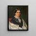 Portrait de Mme Vilhelmine Heise née Hage 1838-1912 - Wilhelm Marstrand — indrammet kunstværk på væggen