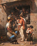 Scène de prison à Rome - Wilhelm Marstrand — visning af kunstværket